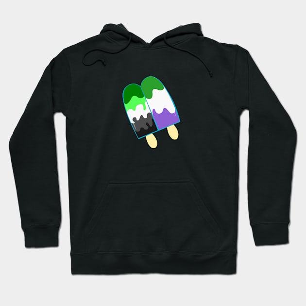 Popsicle Pride Hoodie by traditionation